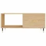 Mesa de centro madera contrachapada roble Sonoma 90x50x40 cm de vidaXL, Mesas de centro - Ref: Foro24-829191, Precio: 46,62 €...