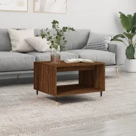 Couchtisch aus braunem Eichenholzwerkstoff, 60 x 50 x 40 cm von vidaXL, Couchtisch - Ref: Foro24-829251, Preis: 42,59 €, Raba...