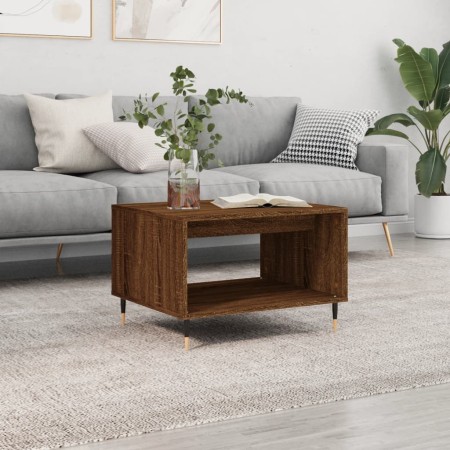 Couchtisch aus braunem Eichenholzwerkstoff, 60 x 50 x 40 cm von vidaXL, Couchtisch - Ref: Foro24-829251, Preis: 43,10 €, Raba...