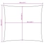 Toldo de vela cuadrado tela Oxford rojo 2x2 m