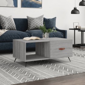 Sonoma-Couchtisch aus grauem Sperrholz, 90 x 50 x 40 cm von vidaXL, Couchtisch - Ref: Foro24-829186, Preis: 45,60 €, Rabatt: %