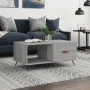 Sonoma-Couchtisch aus grauem Sperrholz, 90 x 50 x 40 cm von vidaXL, Couchtisch - Ref: Foro24-829186, Preis: 45,21 €, Rabatt: %