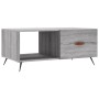 Mesa de centro madera contrachapada gris Sonoma 90x50x40 cm de vidaXL, Mesas de centro - Ref: Foro24-829186, Precio: 45,56 €,...