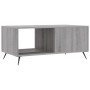 Mesa de centro madera contrachapada gris Sonoma 90x50x40 cm de vidaXL, Mesas de centro - Ref: Foro24-829186, Precio: 45,56 €,...