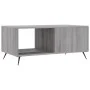 Sonoma-Couchtisch aus grauem Sperrholz, 90 x 50 x 40 cm von vidaXL, Couchtisch - Ref: Foro24-829186, Preis: 45,21 €, Rabatt: %