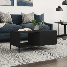 Couchtisch aus schwarzem Sperrholz, 90 x 50 x 40 cm von vidaXL, Couchtisch - Ref: Foro24-829221, Preis: 49,03 €, Rabatt: %