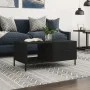 Mesa de centro madera contrachapada negro 90x50x40 cm de vidaXL, Mesas de centro - Ref: Foro24-829221, Precio: 49,23 €, Descu...