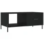 Mesa de centro madera contrachapada negro 90x50x40 cm de vidaXL, Mesas de centro - Ref: Foro24-829221, Precio: 49,23 €, Descu...