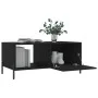 Mesa de centro madera contrachapada negro 90x50x40 cm de vidaXL, Mesas de centro - Ref: Foro24-829221, Precio: 49,23 €, Descu...