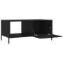 Mesa de centro madera contrachapada negro 90x50x40 cm de vidaXL, Mesas de centro - Ref: Foro24-829221, Precio: 49,23 €, Descu...