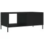 Mesa de centro madera contrachapada negro 90x50x40 cm de vidaXL, Mesas de centro - Ref: Foro24-829221, Precio: 49,23 €, Descu...