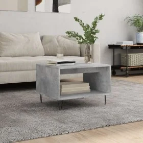 Concrete gray engineered wood coffee table 60x50x40 cm by vidaXL, Coffee table - Ref: Foro24-829256, Price: 41,64 €, Discount: %