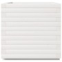 Jardinera madera maciza de pino blanco 50x50x49,5 cm