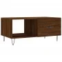 Mesa de centro madera contrachapada roble marrón 90x50x40 cm de vidaXL, Mesas de centro - Ref: Foro24-829211, Precio: 47,40 €...
