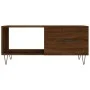 Mesa de centro madera contrachapada roble marrón 90x50x40 cm de vidaXL, Mesas de centro - Ref: Foro24-829211, Precio: 47,40 €...