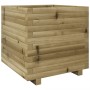 Jardinera madera de pino impregnada 50x50x49,5 cm