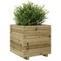 Jardinera madera de pino impregnada 50x50x49,5 cm