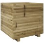 Jardinera madera de pino impregnada 50x50x49,5 cm