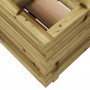 Jardinera madera de pino impregnada 50x50x49,5 cm