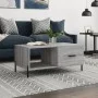 Sonoma gray plywood coffee table 90x50x40 cm by vidaXL, Coffee table - Ref: Foro24-829226, Price: 50,19 €, Discount: %