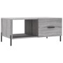 Mesa de centro madera contrachapada gris Sonoma 90x50x40 cm de vidaXL, Mesas de centro - Ref: Foro24-829226, Precio: 50,58 €,...