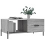 Mesa de centro madera contrachapada gris Sonoma 90x50x40 cm de vidaXL, Mesas de centro - Ref: Foro24-829226, Precio: 50,58 €,...