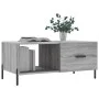 Sonoma gray plywood coffee table 90x50x40 cm by vidaXL, Coffee table - Ref: Foro24-829226, Price: 50,19 €, Discount: %