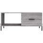 Mesa de centro madera contrachapada gris Sonoma 90x50x40 cm de vidaXL, Mesas de centro - Ref: Foro24-829226, Precio: 50,58 €,...
