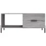 Sonoma gray plywood coffee table 90x50x40 cm by vidaXL, Coffee table - Ref: Foro24-829226, Price: 50,19 €, Discount: %