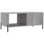 Mesa de centro madera contrachapada gris Sonoma 90x50x40 cm de vidaXL, Mesas de centro - Ref: Foro24-829226, Precio: 50,58 €,...