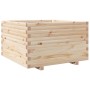 Jardinera madera maciza de pino 80x80x49,5 cm