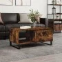Couchtisch aus geräuchertem Eichensperrholz 90x50x40 cm von vidaXL, Couchtisch - Ref: Foro24-829241, Preis: 63,19 €, Rabatt: %