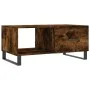 Couchtisch aus geräuchertem Eichensperrholz 90x50x40 cm von vidaXL, Couchtisch - Ref: Foro24-829241, Preis: 63,19 €, Rabatt: %