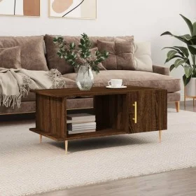Couchtisch aus braunem Eichensperrholz, 90 x 50 x 40 cm von vidaXL, Couchtisch - Ref: Foro24-829483, Preis: 47,02 €, Rabatt: %