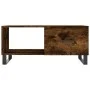Smoked oak plywood coffee table 90x50x40 cm by vidaXL, Coffee table - Ref: Foro24-829241, Price: 63,19 €, Discount: %