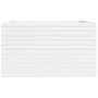 Jardinera madera maciza de pino blanco 80x80x49,5 cm
