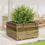 Jardinera madera de pino impregnada 80x80x49,5 cm