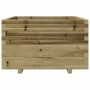 Jardinera madera de pino impregnada 80x80x49,5 cm