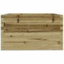Jardinera madera de pino impregnada 80x80x49,5 cm