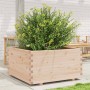 Jardinera madera maciza de pino 90x90x49,5 cm
