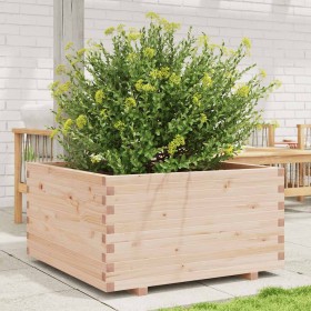 Jardinera madera maciza de pino 90x90x49,5 cm