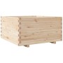 Jardinera madera maciza de pino 90x90x49,5 cm