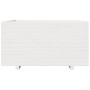 Jardinera madera maciza de pino blanco 90x90x49,5 cm