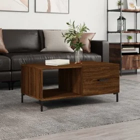 Couchtisch aus braunem Eichensperrholz, 90 x 50 x 40 cm von vidaXL, Couchtisch - Ref: Foro24-829219, Preis: 45,11 €, Rabatt: %