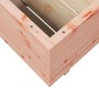 Jardinera madera maciza de abeto Douglas 90x90x49,5 cm
