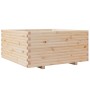 Jardinera madera maciza de pino 100x100x49,5 cm