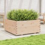 Jardinera madera maciza de pino 100x100x49,5 cm