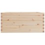 Jardinera madera maciza de pino 100x100x49,5 cm
