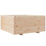 Jardinera madera maciza de pino 100x100x49,5 cm