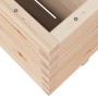 Jardinera madera maciza de pino 100x100x49,5 cm